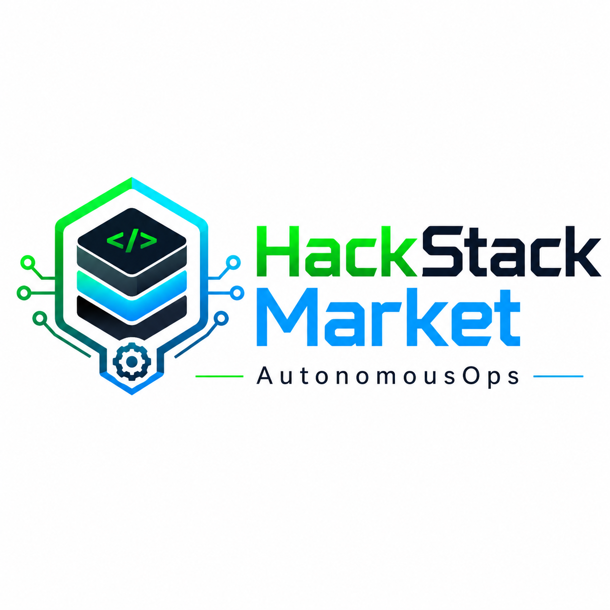 HackStack Market AutonomousOps Tee      Techwear for builders, operators, and digital hustlers.